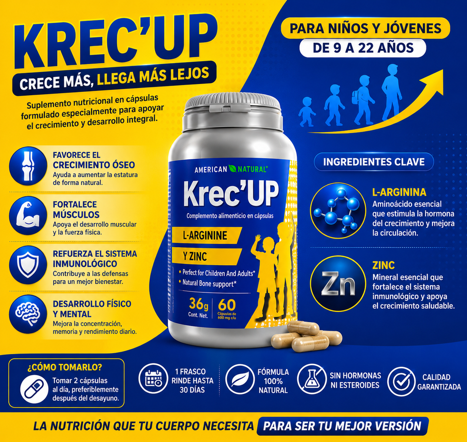Krec'UP - POTENCIADOR DE CRECIMIENTO NATURAL