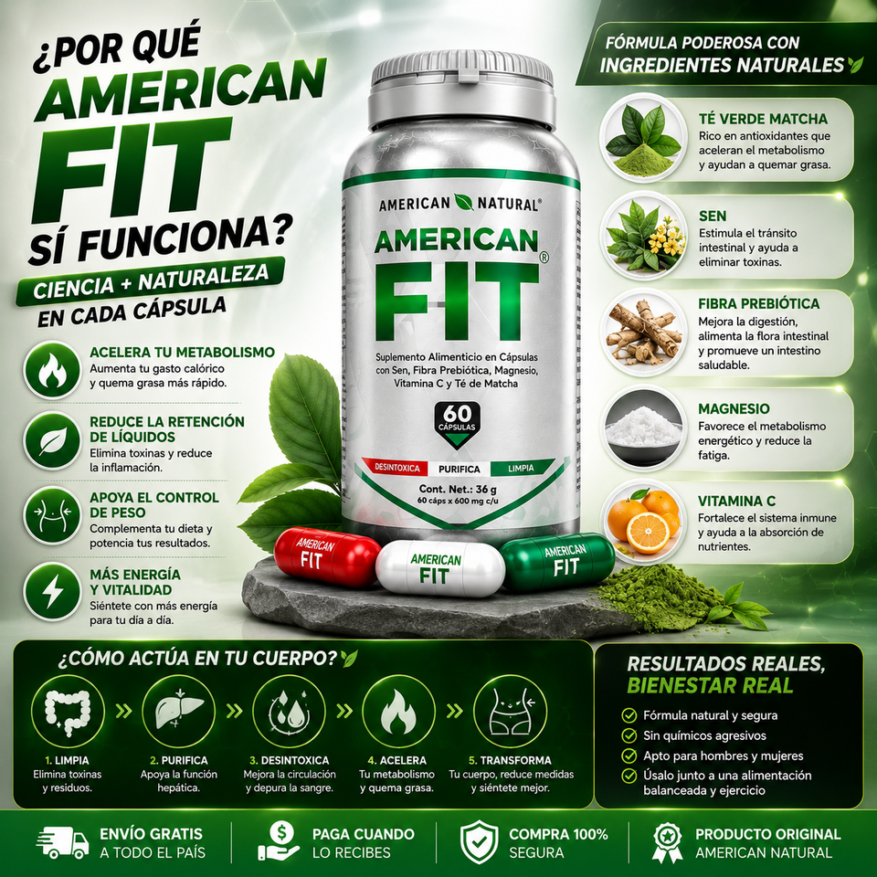 American Fit - Quemador de grasa natural