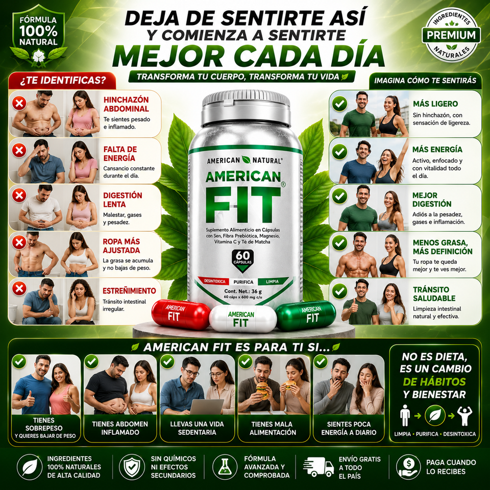 American Fit - Quemador de grasa natural